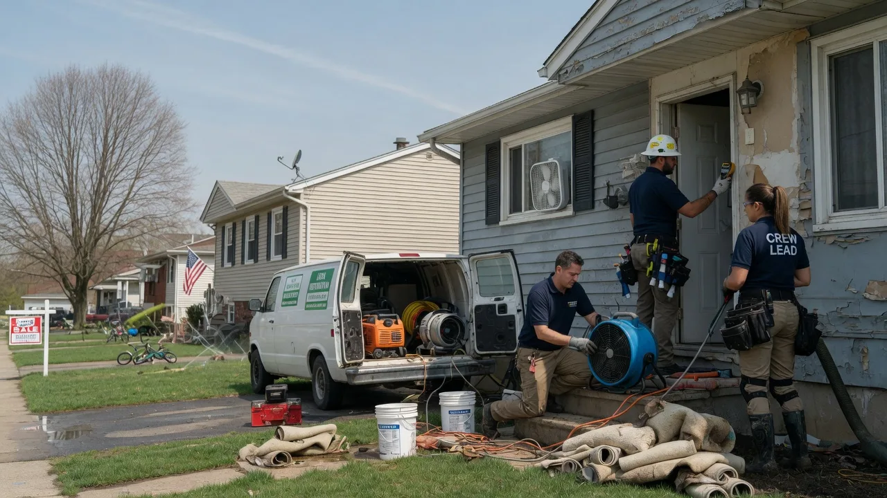 Flood Cleanup in Martinsville, OH near me