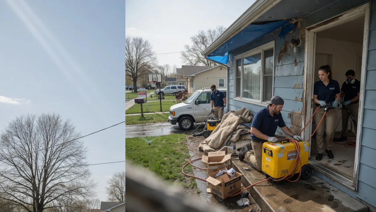 Basement Flood Cleanup in Martinsville, OH near me